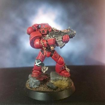 Blood Angels Tactical Marine by justinscouse