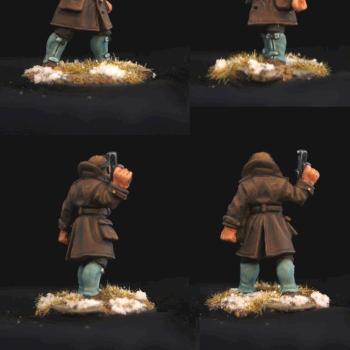 Armed Male Adventurer w Winter Coat by belminiart
