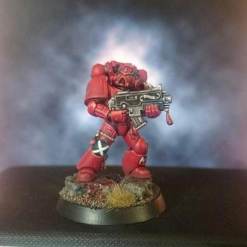 Blood Angels Tactical Marine by justinscouse