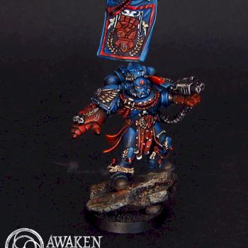 Space Marines Cromson Fists Pedro Kantor by Awaken Realms