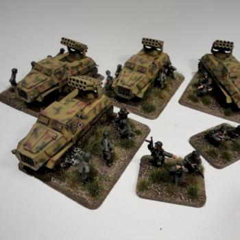 15mm Panzerwerfer 42 Platoon by dflament