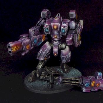 Tau Empire Riptide Battlesuit by Awaken Realms
