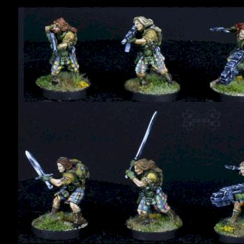 Infinity Ariadna 45th Highlanders--Clan Buchanan by MProfit7