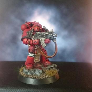 Blood Angels Tactical Marine by justinscouse
