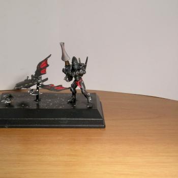 Eldar little diorama (vehicles are scrathbuilt) by viral11