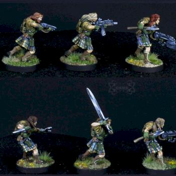 Infinity Ariadna 45th Highlanders--Clan Buchanan by MProfit7