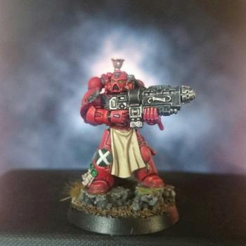 Blood Angels Tactical Marine by justinscouse