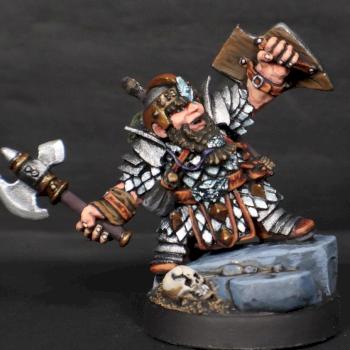 Dungeons & Dragons - Male Dwarven Fighter - Metal MINI by mikecarrero