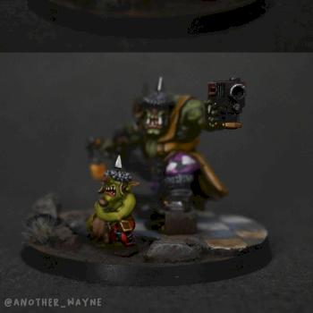 Ork Gorzag Gitstompa & Nikkit by AnotherWayne