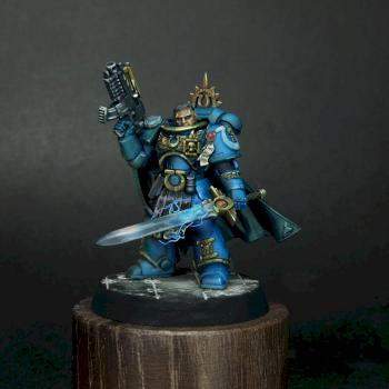 Ultramarine Captain Uriel Ventris by willsham