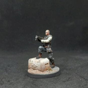 Fallout: Wasteland Warfare knight-captain Cade by Andriucha