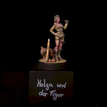 Helga and the tiger by Bielkins