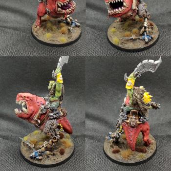 Beastboss on Squigosaur by Heilbuth