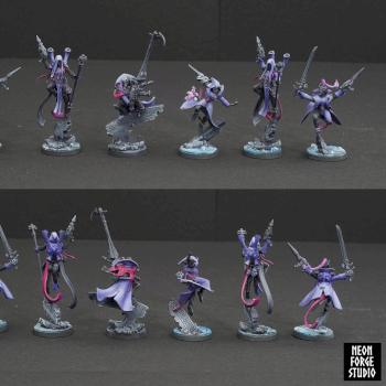 Harlequin army by NeonForgeStudio