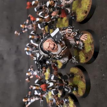 Bloodbowl human team by Kragg.miniatures