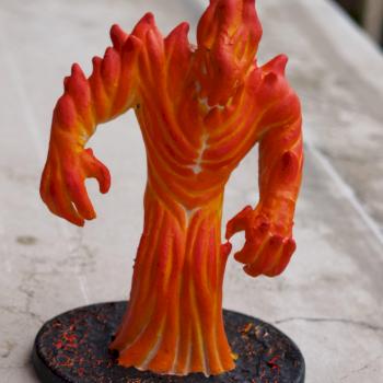 Large Fire Elemental by DarFrenk