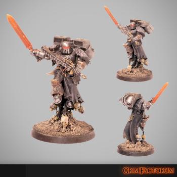 Iron Warriors Lord with Jump Pack by GrimFactorum