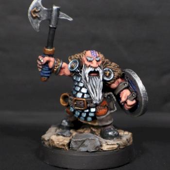 DWARF FIGHTER, GERRIN - 03175 - METAL MINI by mikecarrero