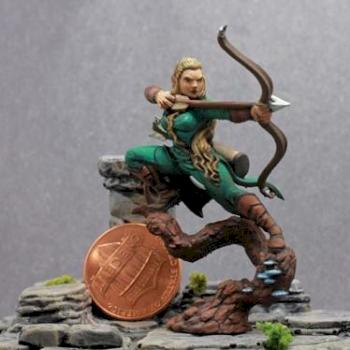 Female Wood Elf Archer by superbug983