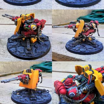 Primaris Firestrike Servo-Turret Imperial Fist by CerberusXt
