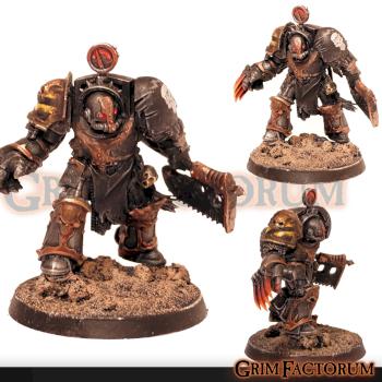 Iron Warriors Terminator Lord - Lightning Claw by GrimFactorum