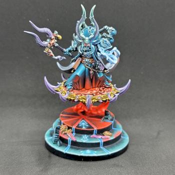 Ahriman Fighting In the Webway by Mefistofoles