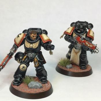Black Templar Primaris intercessor squad by GranCipo