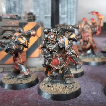 Warhammer 40k Chaos space madines Iron Warriors by dogparry
