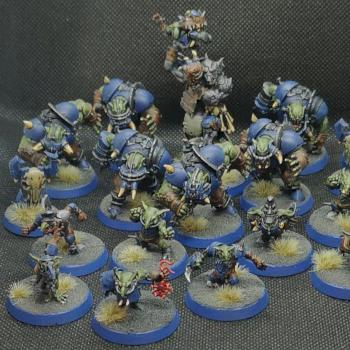 Blood Bowl Black Ork team by Natecross1990