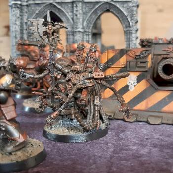 Warhammer 40k Chaos space madines Iron Warriors by dogparry