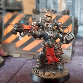 Warhammer 40k Chaos space madines Iron Warriors by dogparry