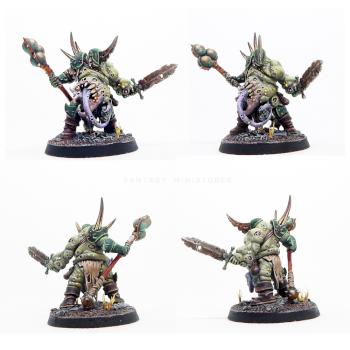 Nurgle Putrid Blightking w/ Swords & staff by fantasy-miniatures