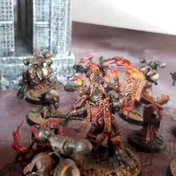 Warhammer 40k Chaos space madines Iron Warriors by dogparry