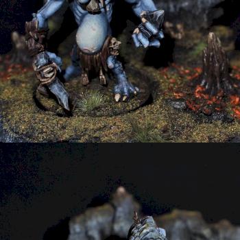 Gloomspite Gitz Rockgut Troggoth by peckersaurus