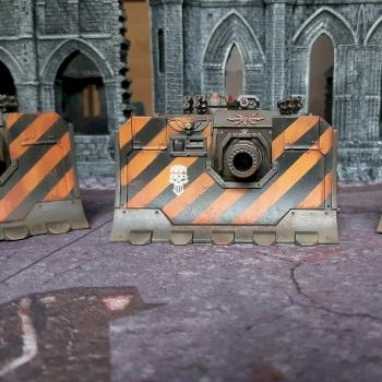 Warhammer 40k Iron Warriors Vindicators by dogparry