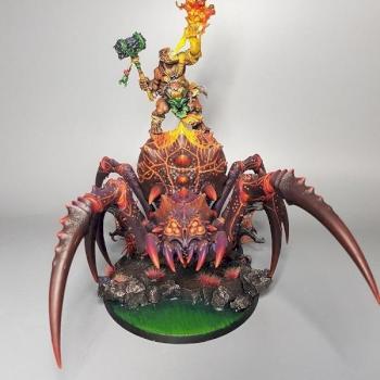 Arachnarok with Firebelly - by Wlodi_workshop