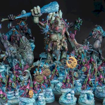 gloomspite gitz troggoth and stabbas by lomarot
