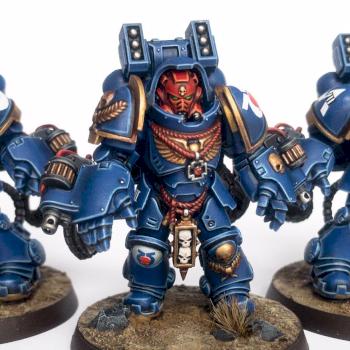 Ultramarines Aggressors by lorenzolsp