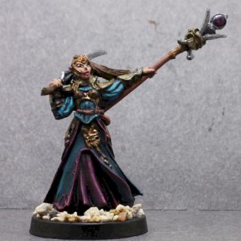 Avatars of War Female Light Elf Sorceress by superbug983