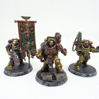 Imperial Fist Primaris Command Squad by regis