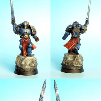 WARHAMMER  40K Space Marines Ultramarines Emperors Champion by rene