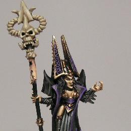Dark Elf Sorceress by JohnMatrix