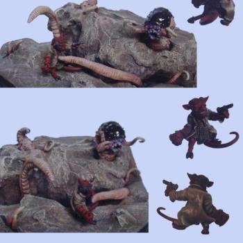 Hellgob vs. the Conquering Worm by requyem