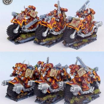 Chaos Space Marines Bikers by IRKUCK