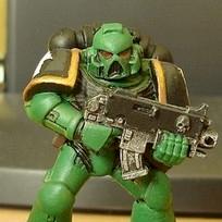 Space Marine w/ Bolter by Piotrek