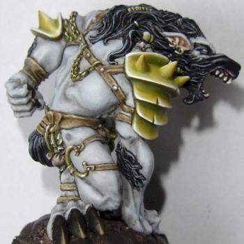 Varghar, wolfen converti pour Bloodbowl - autre vue by Maneu