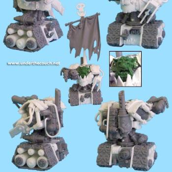 Mega-armoured Cybork Warboss by insaniak