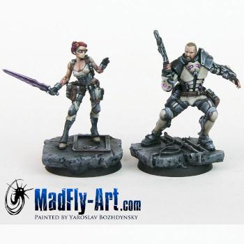 Scylla and Drakios by MadFlyArtStudio