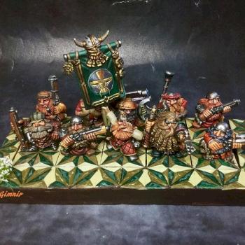 Warhammer Dwarf thunderers by seyerlerver