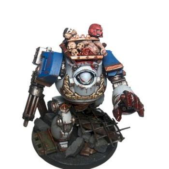 World Eaters Contemptor Dreadnought by haedrin